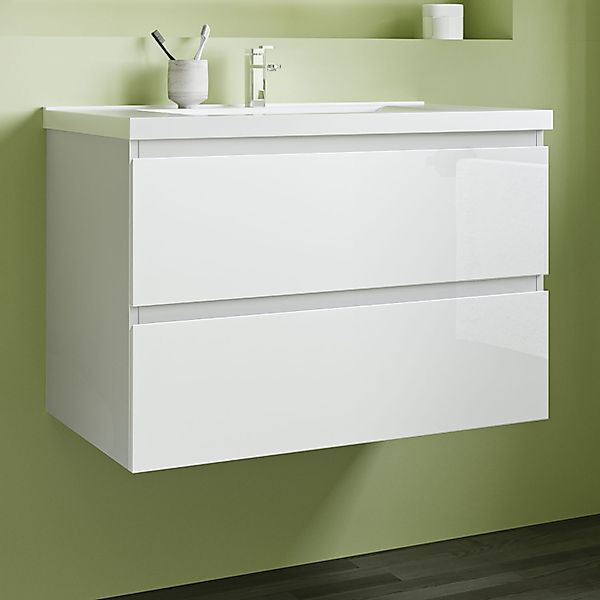 Aica Sanitär Waschtisch Badezimmerschrank Unterschrank Badmöbel günstig online kaufen