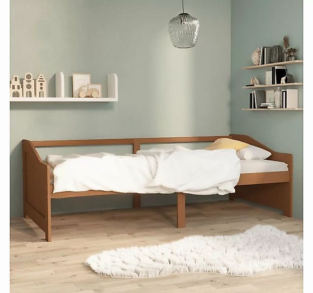 vidaXL Bett Tagesbett 3-Sitzer Honigbraun Massivholz Kiefer 90x200 cm günstig online kaufen