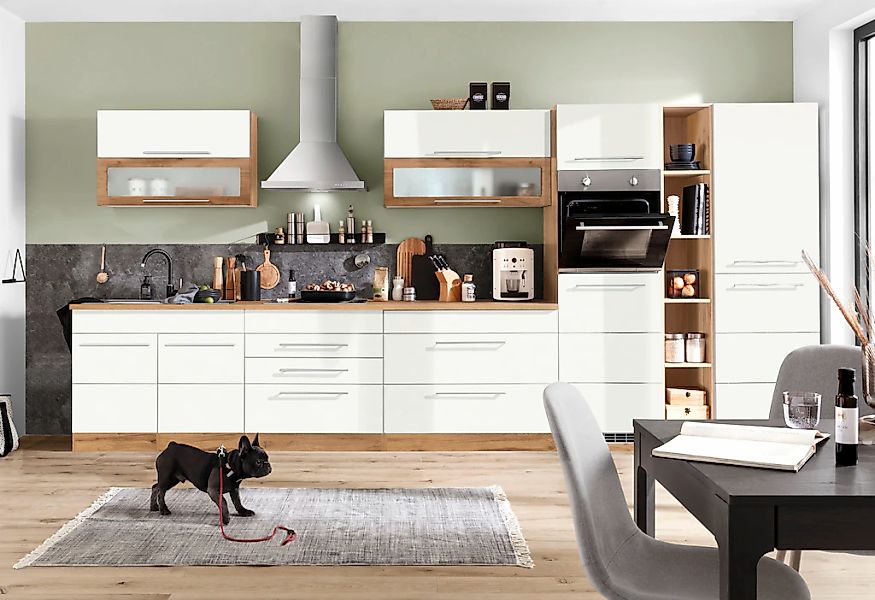 KOCHSTATION Küchenzeile "KS-Wien" Breite 430 cm, wahlweise mit E-Geräten un günstig online kaufen