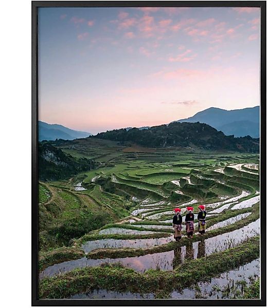 Wall-Art Poster "Reisterrassen Vietnam", Landschaften, (1 St.) günstig online kaufen