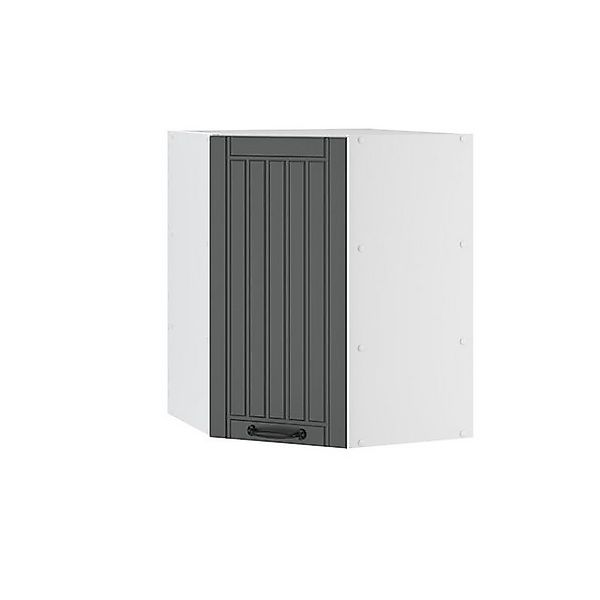 Vicco Eckhängeschrank Fame-Line Küchen-Eckschrank Anthrazit/Weiß 57 cm günstig online kaufen
