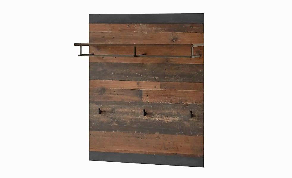 Garderobenpaneel  Bilboa ¦ braun ¦ Holzwerkstoff ¦ Maße (cm): B: 80 H: 100 günstig online kaufen