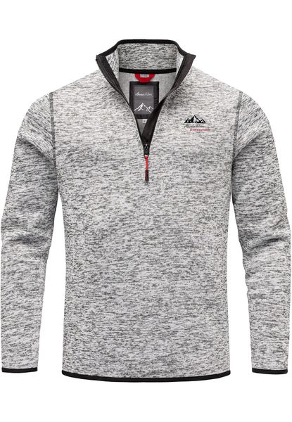 Amaci&Sons Sweatshirt AMES Fleecejacke Herren Troyer günstig online kaufen