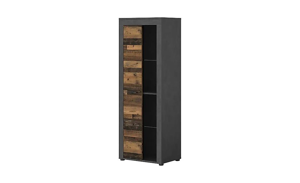 Vitrine  Bardenas ¦ schwarz ¦ Maße (cm): B: 60 H: 159 T: 35.0 Schränke > Vi günstig online kaufen