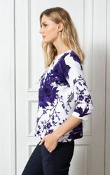 Passioni 2-in-1-Strickjacke Twinset mit Blumenprint günstig online kaufen