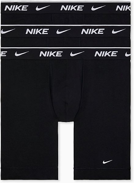 NIKE Underwear Boxer "BOXER BRIEF LONG 3PK", 3 Stk. mit Logo-Elastikbund günstig online kaufen
