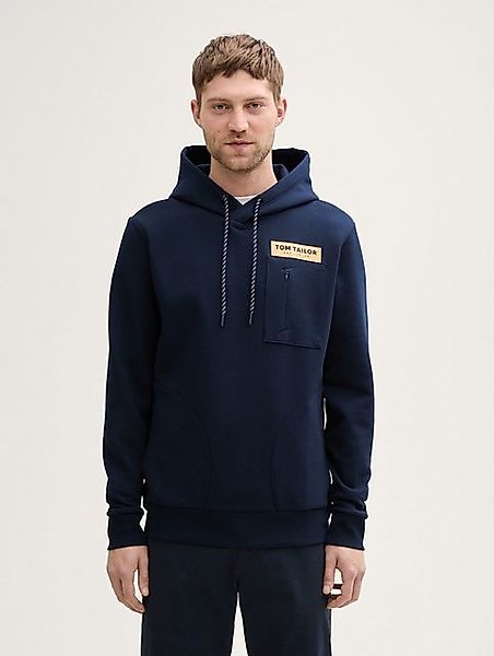 TOM TAILOR Sweatshirt Hoodie Sweatshirt mit Taschen günstig online kaufen