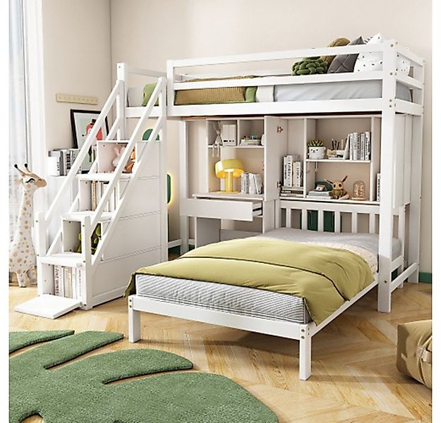 XDeer Etagenbett Kinderbett Etagenbett,Doppelbett multifunktionales Kinderb günstig online kaufen