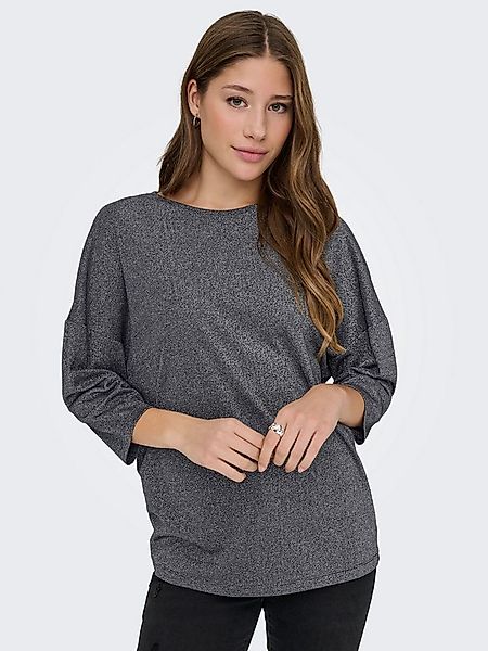 ONLY 3/4-Arm-Shirt ONLSILVERY GLAMOUR LUREX 3/4 TOP JRS mit Glitzer-Effekt günstig online kaufen