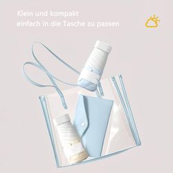 Coonoor Taschenregenschirm Winddichter Mini Reise Klappschirm.UPF günstig online kaufen