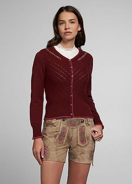 Spieth & Wensky Strickjacke Abby mit V-Ausschnitt günstig online kaufen