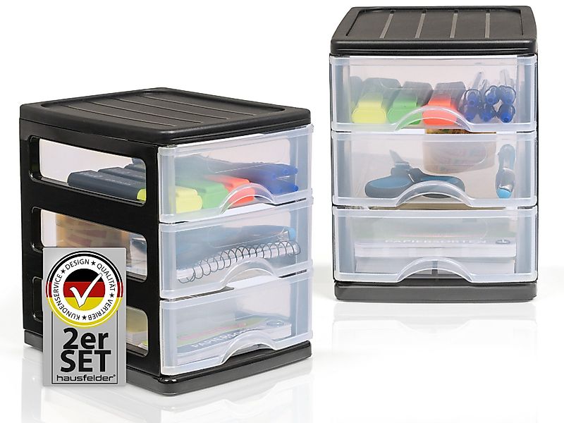 Hausfelder Schubladenbox Schubladenschrank A6 2 Stk. günstig online kaufen