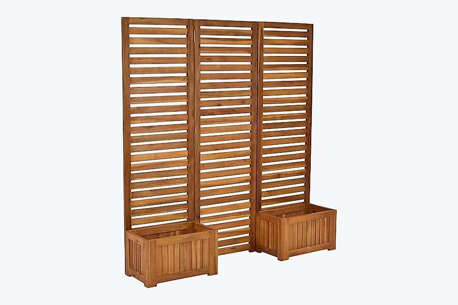 MERXX Pflanzkübel Sichtschutz mit zwei Pflanzkästen, flexibel Aufstellbar günstig online kaufen