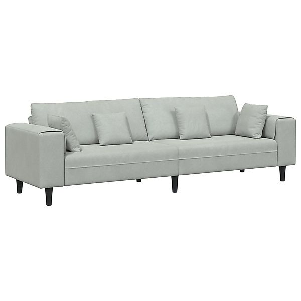 vidaXL Sofa Samt Sofa mit Kissen günstig online kaufen