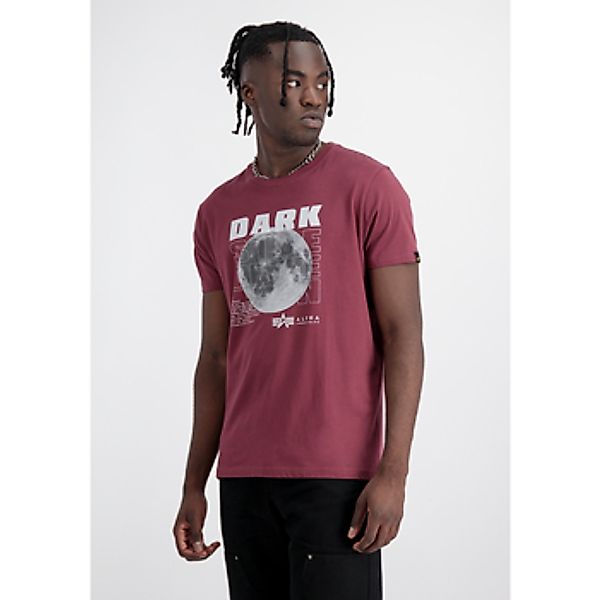 Alpha Industries  T-Shirts & Poloshirts Dark Side T-Shirt - burgundy günstig online kaufen