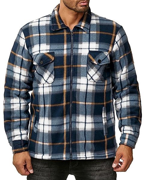 Egomaxx Blouson Thermohemd Holzfäller Gefütterte Kariert Flanell (1-St) günstig online kaufen