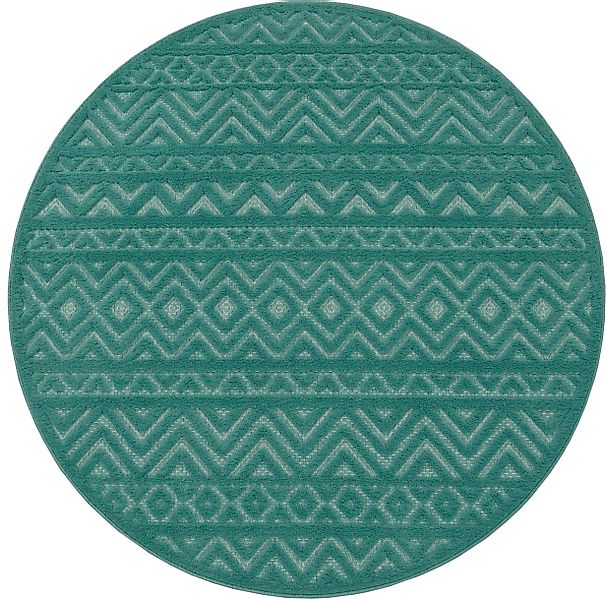 Paco Home Teppich Livorno 673, rund, günstig online kaufen