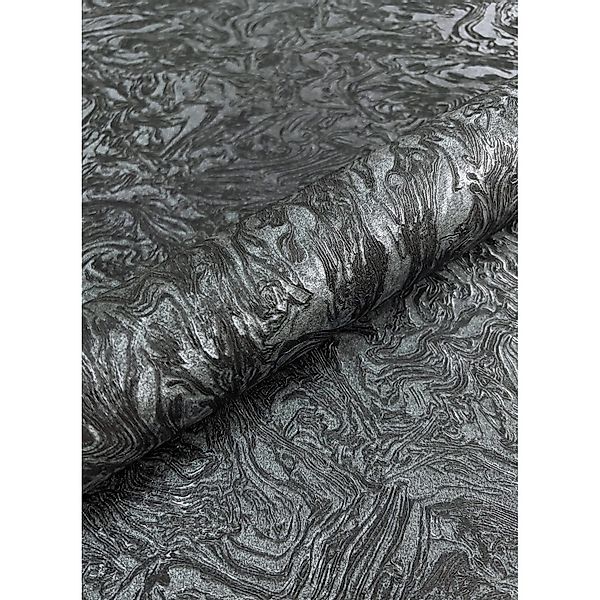 Newroom Vliestapete Nisa Schwarz Muster Modern FSC® günstig online kaufen