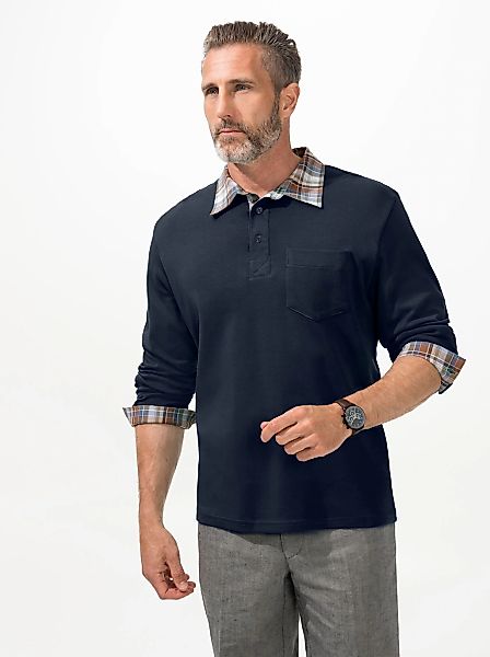 Poloshirt "Langarm-Poloshirt" günstig online kaufen