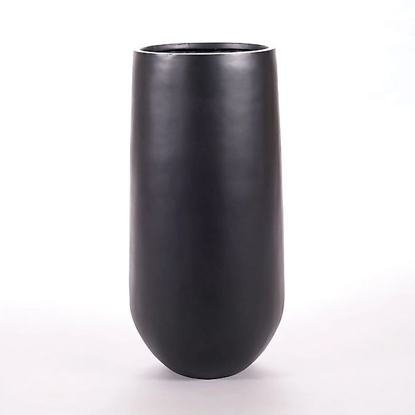 Elegant Einrichten Pflanzkübel Fiberglas Rund-Konisch D40xH80cm Elegant-Sch günstig online kaufen