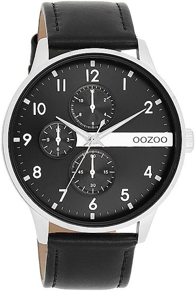 OOZOO Quarzuhr C11309, Armbanduhr, Herrenuhr, Lederarmband günstig online kaufen