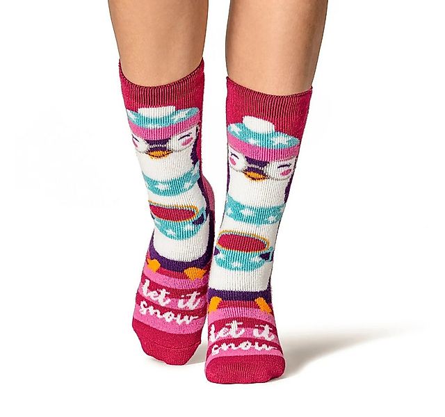 Heat Holders Thermosocken Ladies Lite Weihnachtssocken – Festlicher Spaß günstig online kaufen