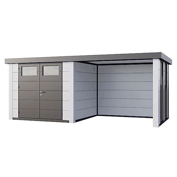 Gerätehaus Classico 2724 Lounge S Rechts Fenster Weiße Ecken 552 x 238 cm W günstig online kaufen