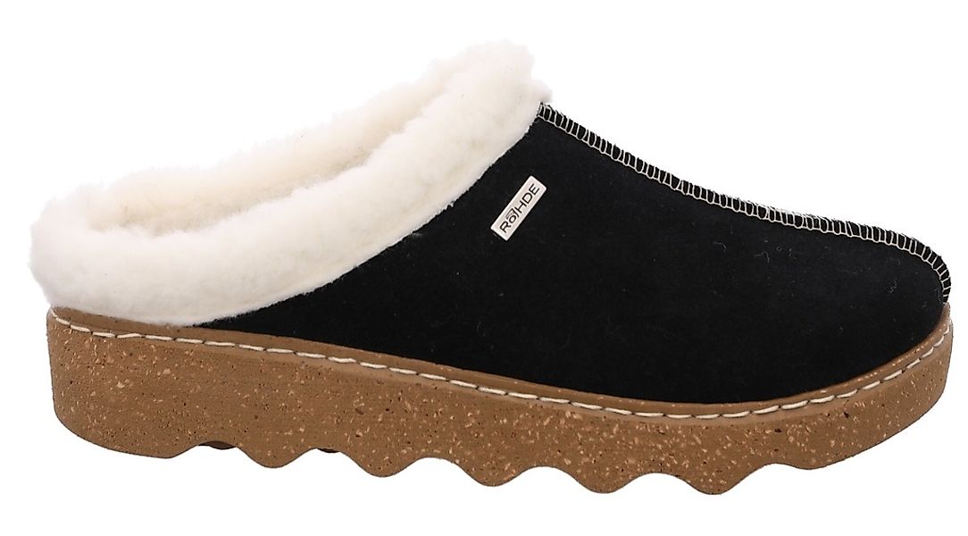 Rohde Pantoffel "FOGGIA-D", Hausschuh, Clog mit herausnehmbarer Innensohle günstig online kaufen