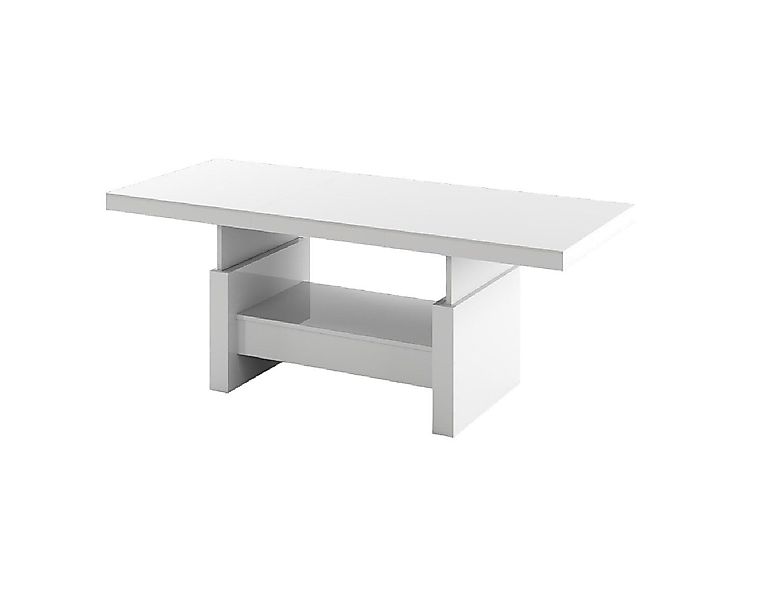 designimpex Couchtisch Aversa H-111 Weiß Hochglanz günstig online kaufen