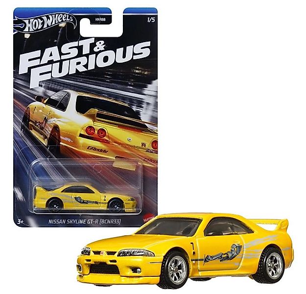 Hot Wheels Spielzeug-Rennwagen Nissan Skyline GT-R R33 HRW51 Hot Wheels Aut günstig online kaufen