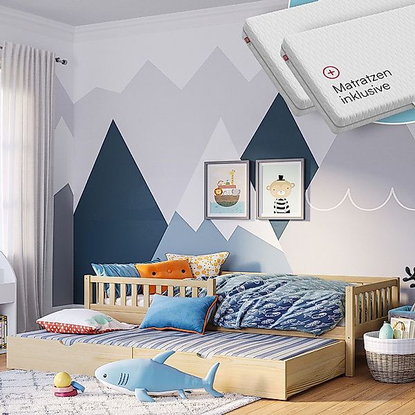 Bellabino Kinderbett Vils mit Lattenrost und günstig online kaufen