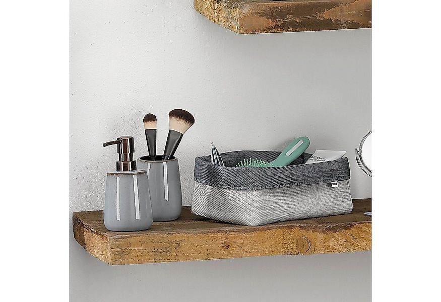 kela WC-Garnitur Liana, Retro-Look, glänzende Keramik, austauschbarer Bürst günstig online kaufen