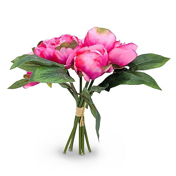 Kunstblumenstrauß Pfingstrosen Strauß künstlich 30 cm günstig online kaufen