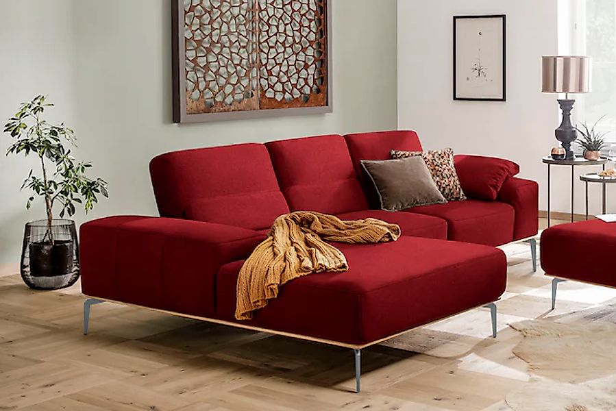 W.SCHILLIG Ecksofa "run, Designsofa mit tollem Sitzkomfort, bequem, L-Form" günstig online kaufen