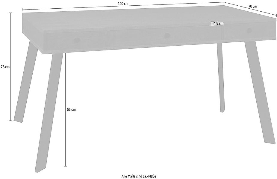 Mäusbacher Schreibtisch "Big System Office", Breite 140 cm günstig online kaufen