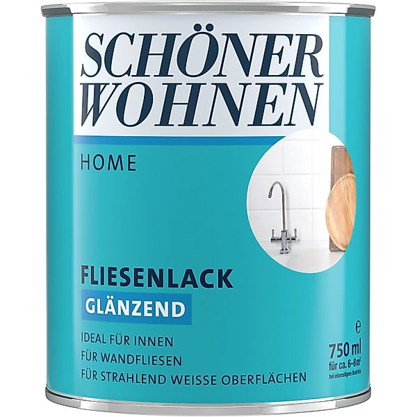 Schöner Wohnen Home Fliesenlack Weiß glänzend 750 ml günstig online kaufen