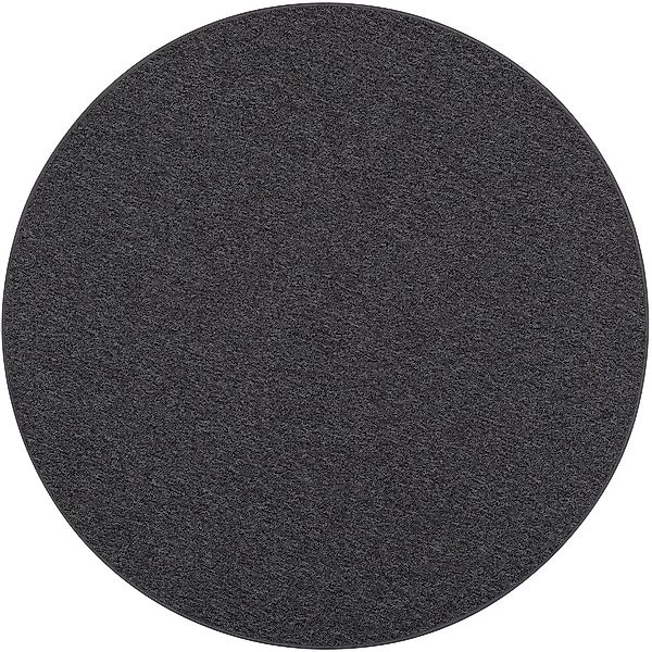 my home Teppich »Fortis«, rund, 5 mm Höhe, Uni Farben, Schlinge, gekettelt, günstig online kaufen