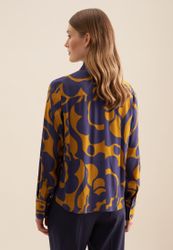 seidensticker Hemdbluse "Schwarze Rose" 1/1 Kragen Geometrische Muster günstig online kaufen