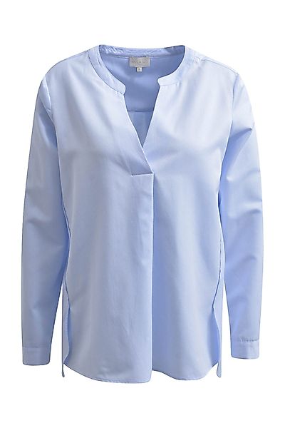 Milano Italy Kurzarmbluse Blouse with V-Neck günstig online kaufen