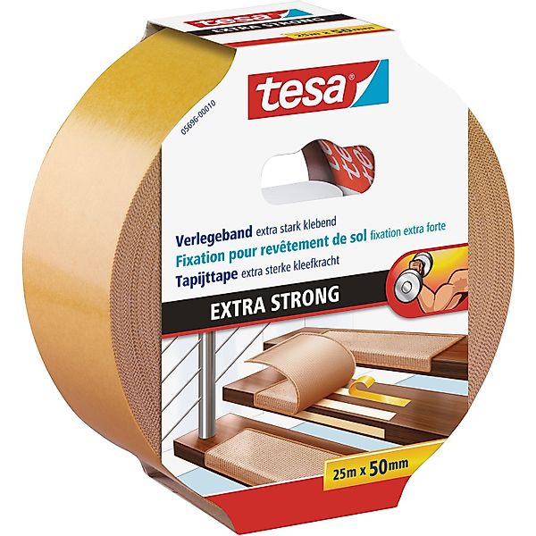 tesa Verlegeband tesa Verlegeband 25 m x 50 mm, extra stark klebend günstig online kaufen