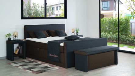 Meisterbetten Boxspringbett Amos (mit Motor, Fußteil, günstig online kaufen