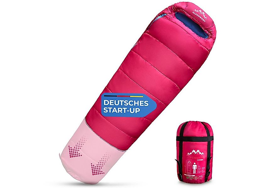 Alpenwert Kinderschlafsack Ultraleicht 130-170cm – Outdoor, wasserabweisend günstig online kaufen