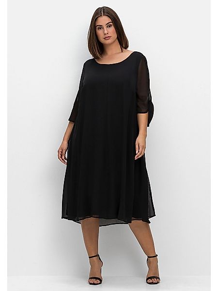 Sheego Midikleid Große Größen im Lagenlook günstig online kaufen
