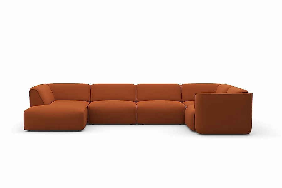 OTTO home Wohnlandschaft "Merid U-Form, B: 367 cm" jederzeit durch Module e günstig online kaufen