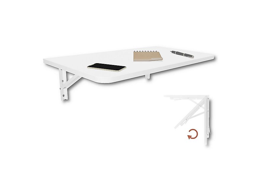 KDR Produktgestaltung Klapptisch 70x40 Wandklapptisch Esstisch Küchentisch günstig online kaufen