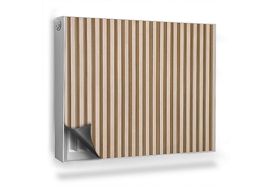 Tulup Magnetfolie Heizkörperverkleidung Helle Bretter Magnetmatte für Heizk günstig online kaufen