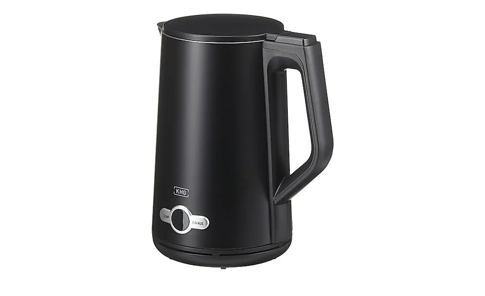 KHG Wasserkocher  WK-1717 DMSE ¦ schwarz ¦ Kunststoff,Edelstahl ¦ Maße (cm) günstig online kaufen