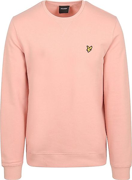 Lyle & Scott Sweat Crewneck Grapefruit Rosa - Größe L günstig online kaufen