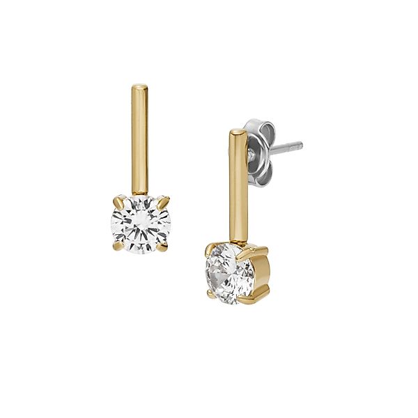 Fossil Paar Ohrhänger Schmuck Geschenk Edelstahl günstig online kaufen