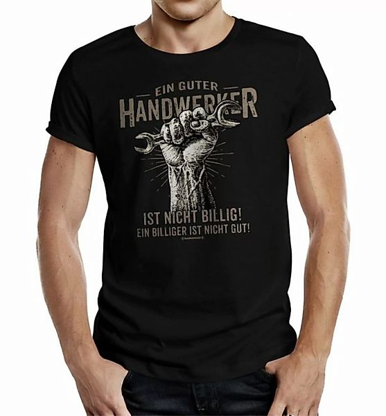 RAHMENLOS® T-Shirt für Handwerker - billig ist nicht gut günstig online kaufen